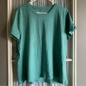NWT J. Crew Factory Teal Girlfriend Short Sleeve Tee